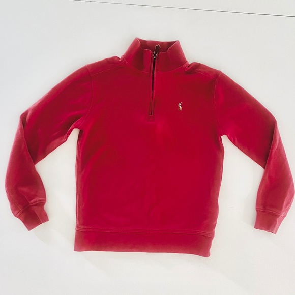 POLO RALPH LAUREN Cotton Interlock Quarter-Zip Boys Pullover - CLASSIC - Picture 4 of 11